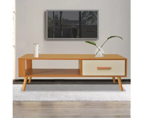 Entertainment Unit TV Unit with Storage Drawer 100CM